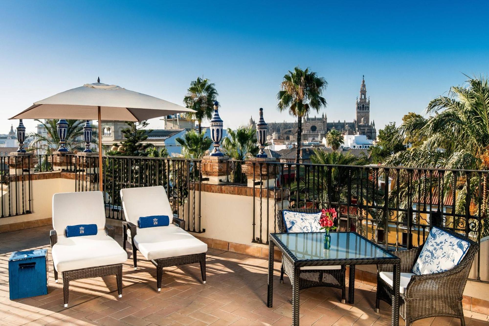 Hotel Alfonso Xiii, A Luxury Collection Hotel, Siviglia Esterno foto Rooftop terrace